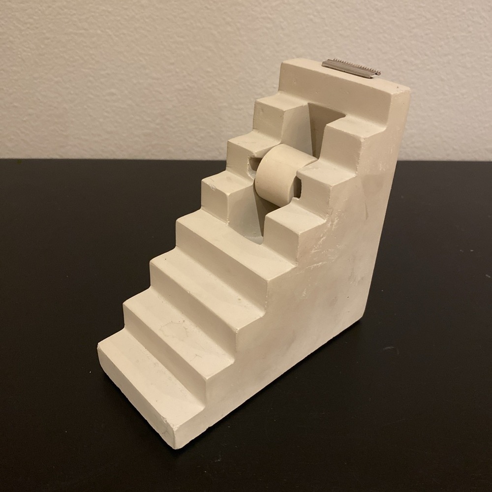 DOIY Scala Tape Dispenser Concrete Stairs Architectural Style